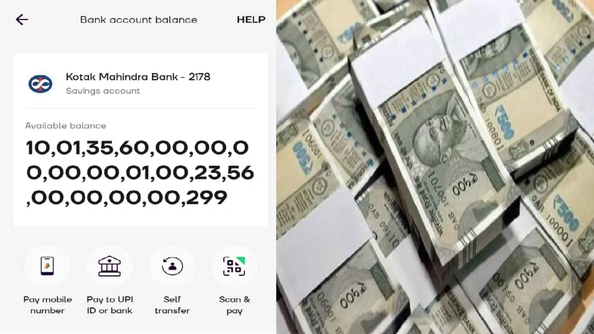 बैंक बैलेंस का स्क्रीनशॉट- India TV Hindi