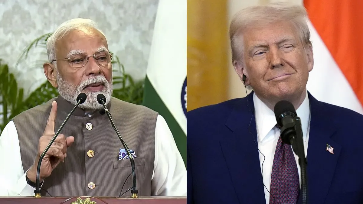 पीएम मोदी (बाएं) और अमेरिकी राष्ट्रपति डोनाल्ड ट्रंप (दाएं)