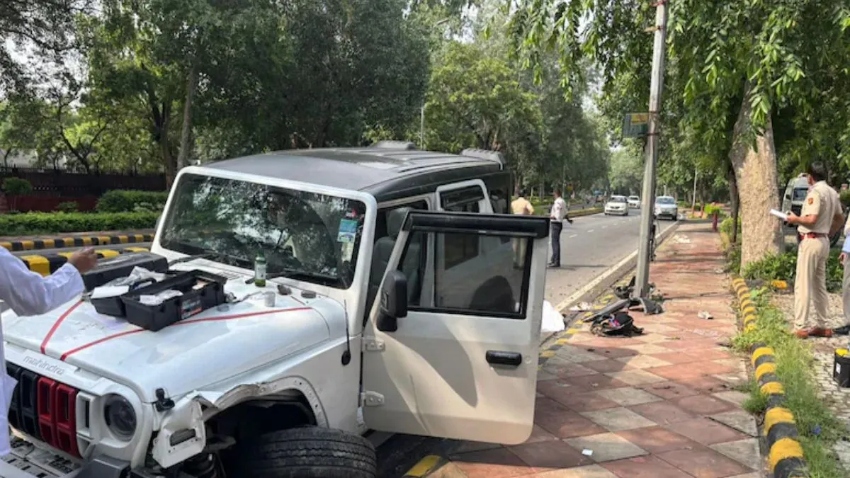दुर्घटनाग्रस्त थार- India TV Hindi