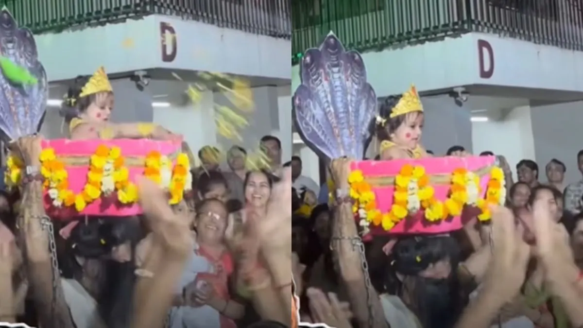 बच्चे को देख ऐसा लगा जैसे भगवान श्री कृष्ण स्वयं धरती पर उतर आए हों।- India TV Hindi