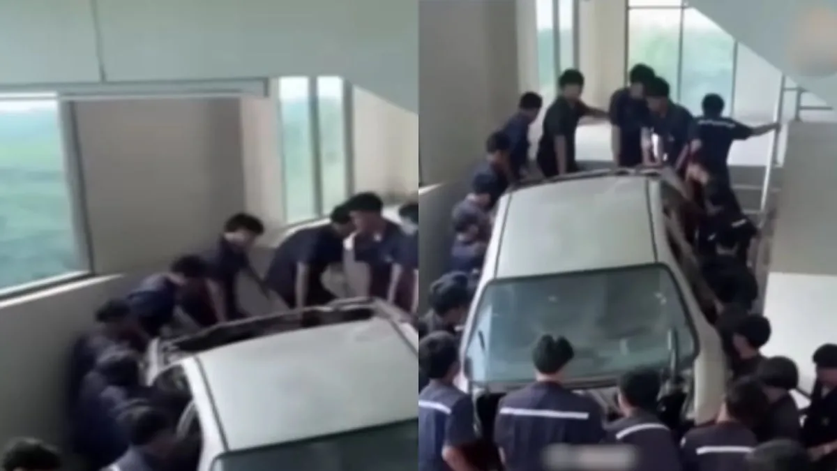 वायरल वीडियो का स्क्रीनशॉट- India TV Hindi