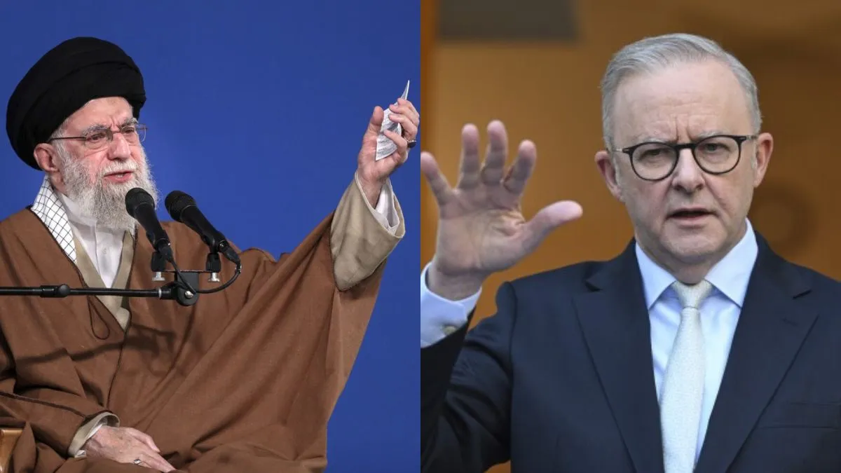 अयातुल्ला अली खामेनेई, ईरान के सुप्रीम लीडर (बाएं) और ऑस्ट्रेलिया के पीएम एंथनी अल्बनीज (दाएं)- India TV Hindi