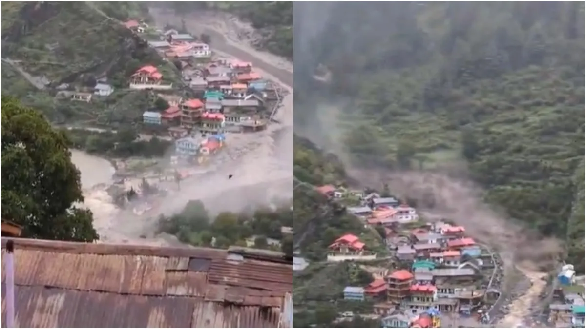 Uttarakhand Uttarkashi Dharali village Cloudburst flash flood- India TV Hindi