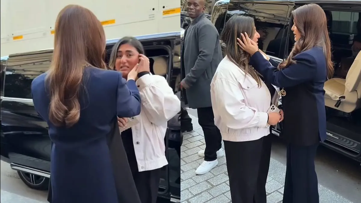 Aishwarya rai with fan- India TV Hindi