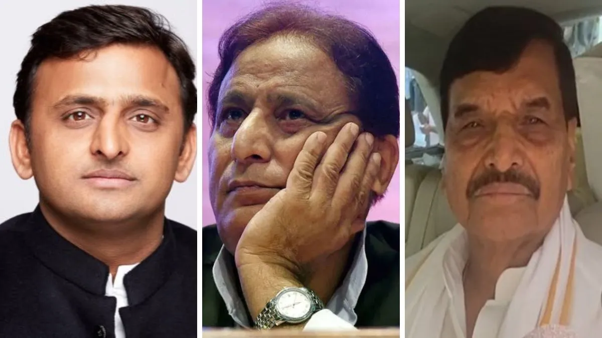 Akhilesh Yadav, Azam Khan, Shivpal Singh Yadav- India TV Hindi