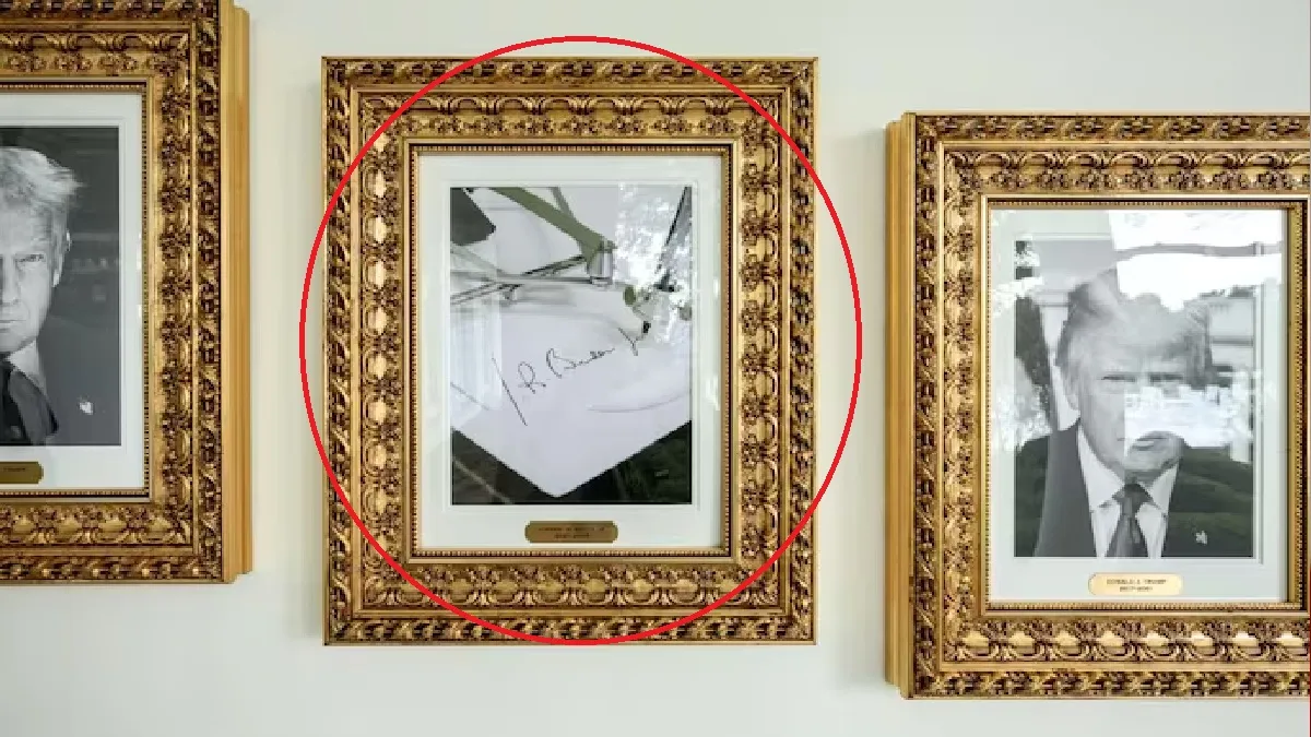 Donald Trump Snubs Biden With Autopen Photo- India TV Hindi