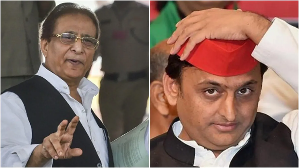 Azam Khan and Akhilesh Yadav - India TV Hindi