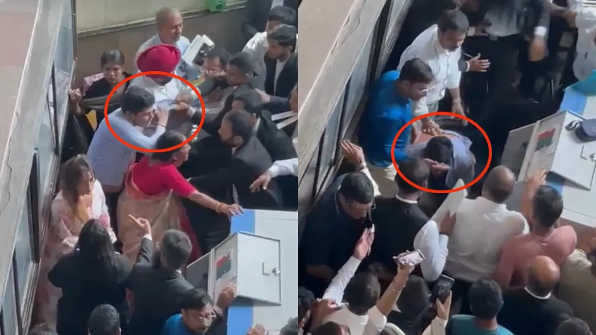 Delhi lawyers beat Up man- India TV Hindi