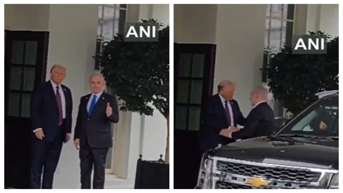 ट्रंप ने नेतन्याहू का किया स्वागत- India TV Hindi