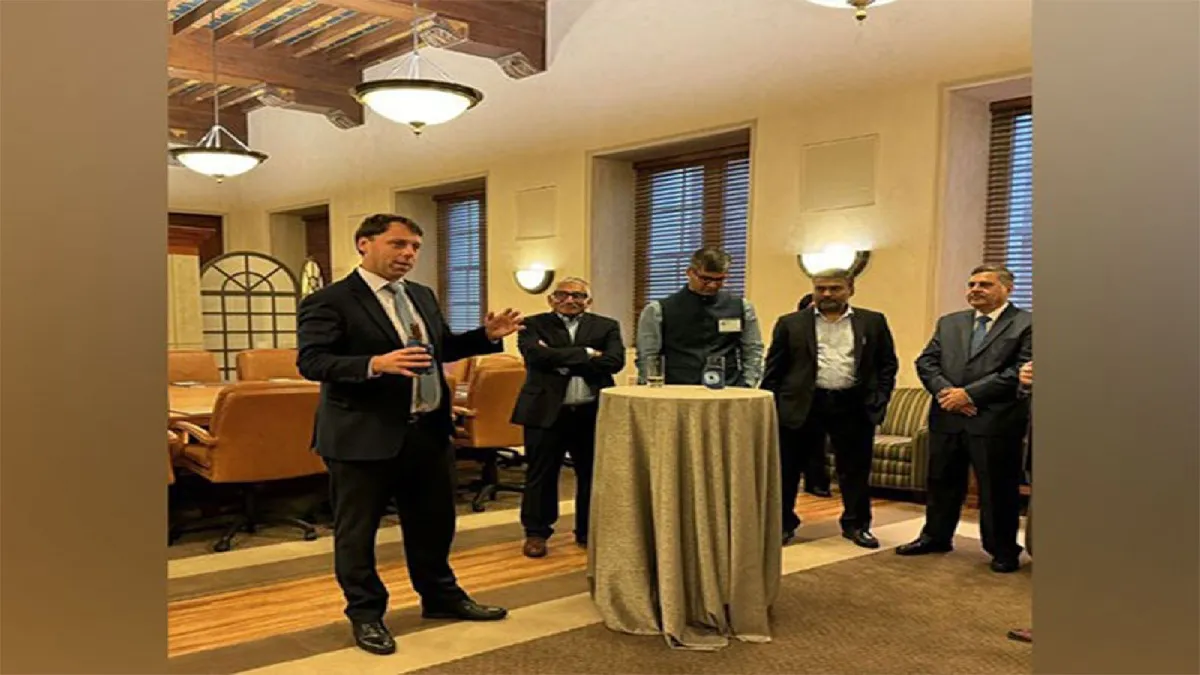 US Trade Representative for South and Central Asia Brendan Lynch at a USIBC reception- India TV Hindi
