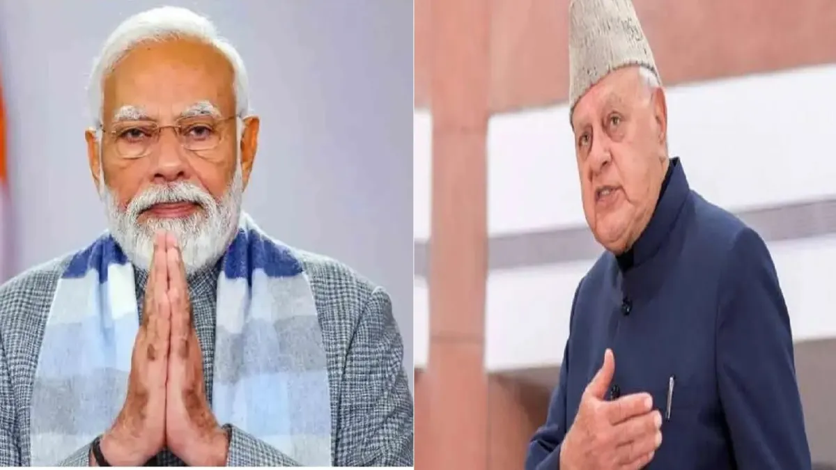 पीएम मोदी और फारूक अब्दुल्ला- India TV Hindi