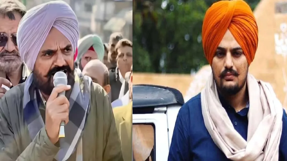 दिवंगत सिद्धू मूसेवाला और उनके पिता बकराल सिंह- India TV Hindi