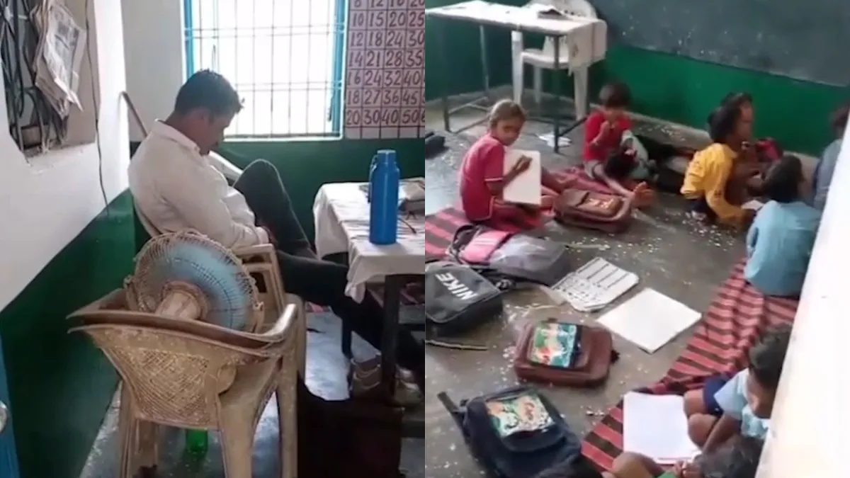 क्लास में सोते रहे मास्टर साहब- India TV Hindi