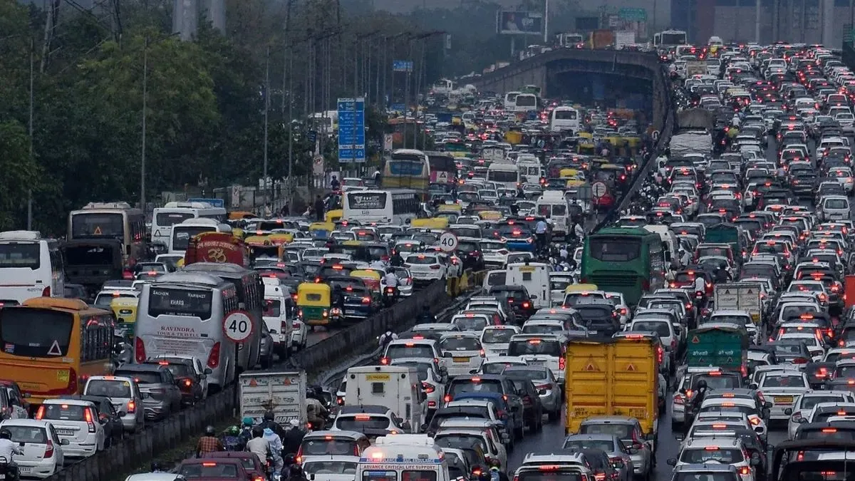 delhi, delhi news, delhi traffic, delhi traffic jam, ring road, inner ring road, delhi ring road, la- India TV Hindi