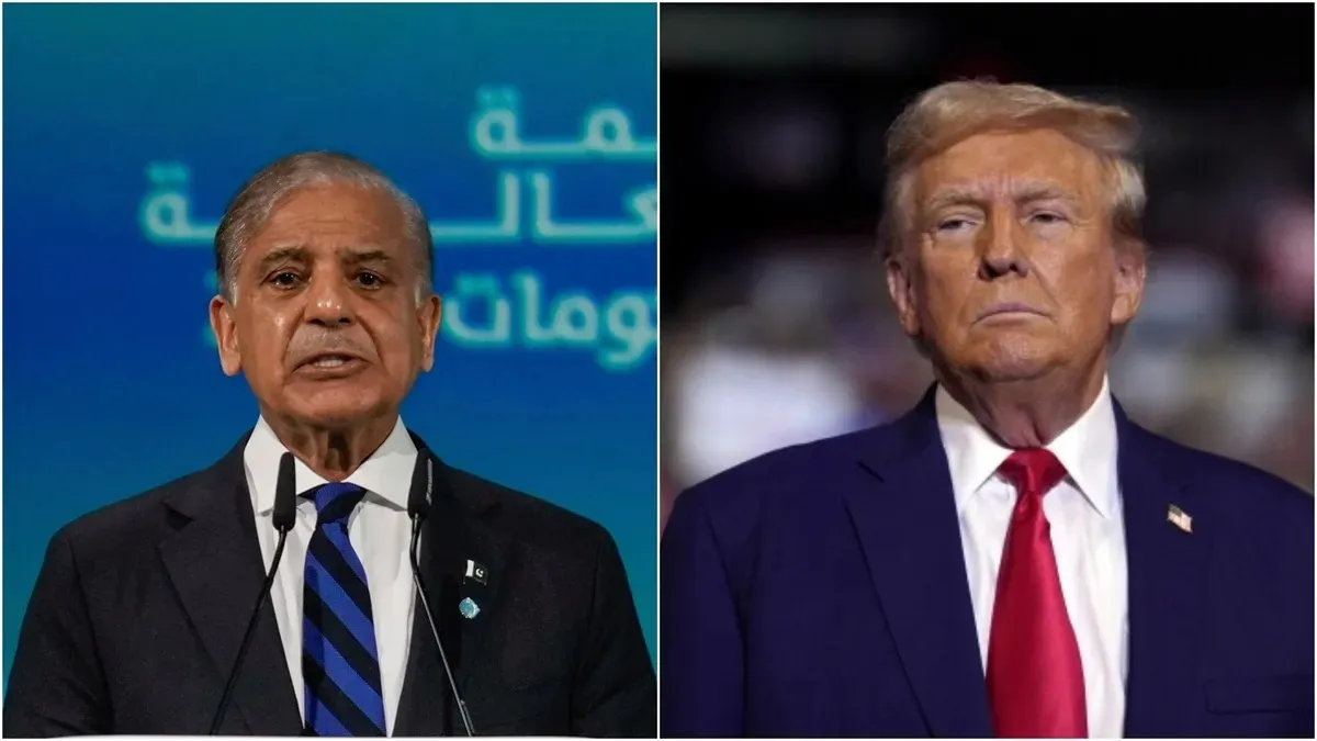 Shehbaz Sharif (L) Donald Trump (R)- India TV Hindi