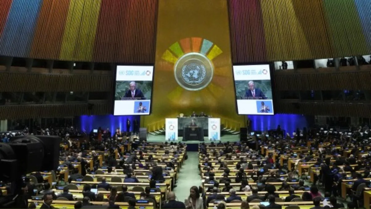 India supports Palestine at UN, UN New York Declaration 2025- India TV Hindi