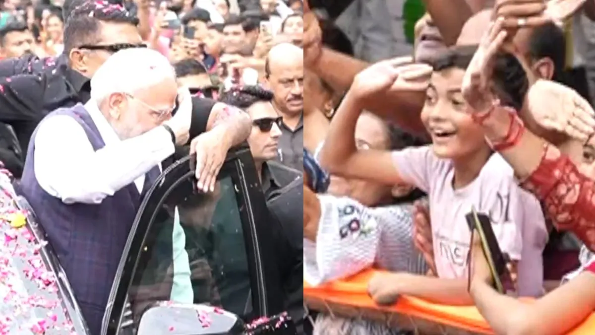 पीएम मोदी ने बच्चे को किया सैल्यूट।- India TV Hindi