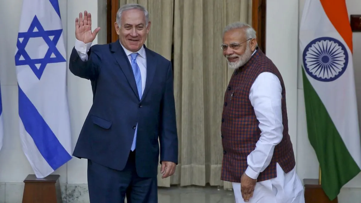 इजरायल के प्रधानमंत्री बेंजामिन नेतन्याहू और प्रधानमंत्री नरेंद्र मोदी। (फाइल)- India TV Hindi