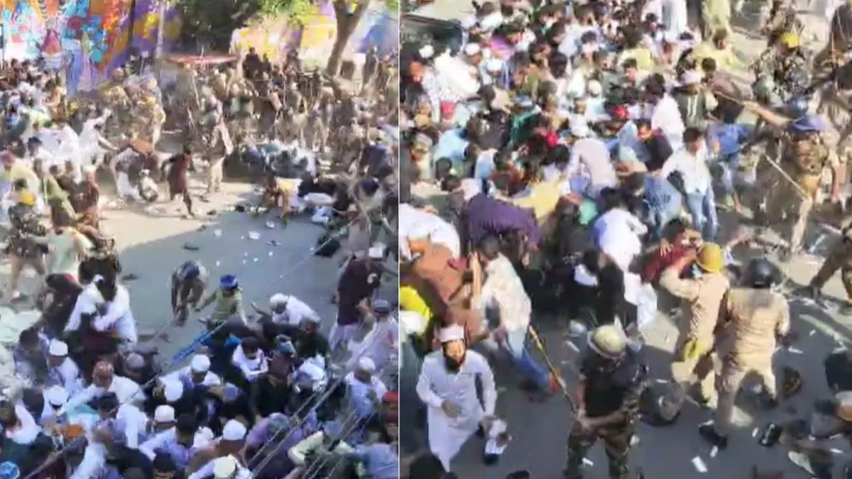 Bareilly Police lathicharge - India TV Hindi