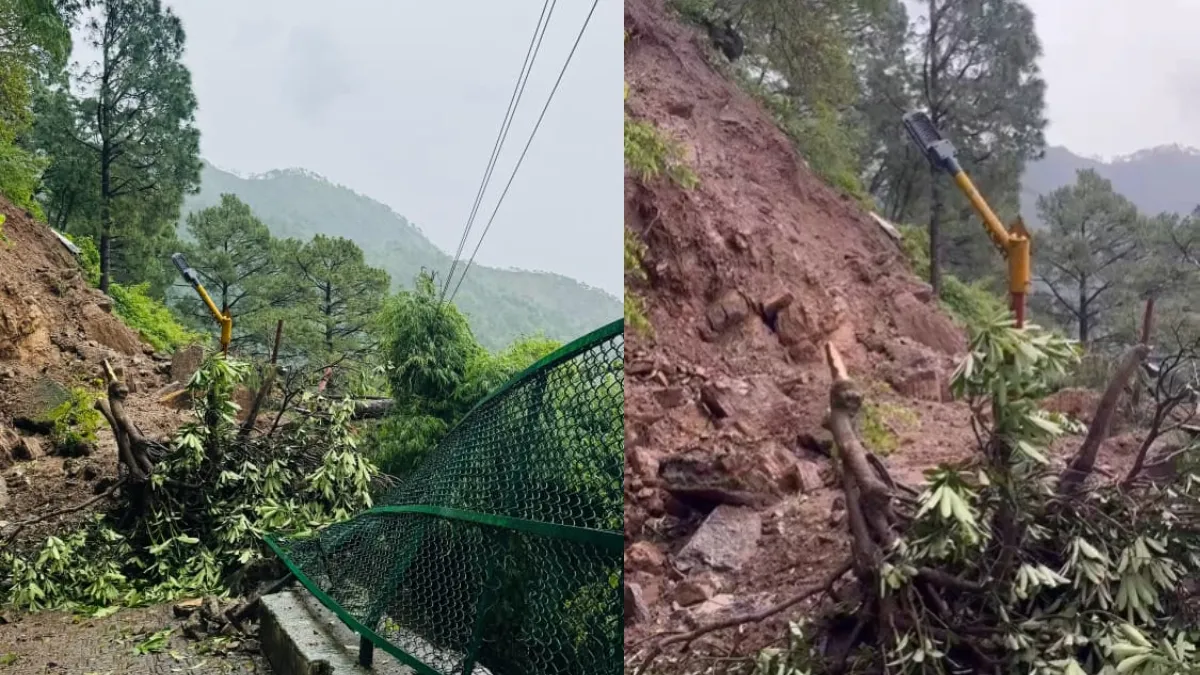 Mata Vaishno Devi Bhawan marg hit by Landslide- India TV Hindi