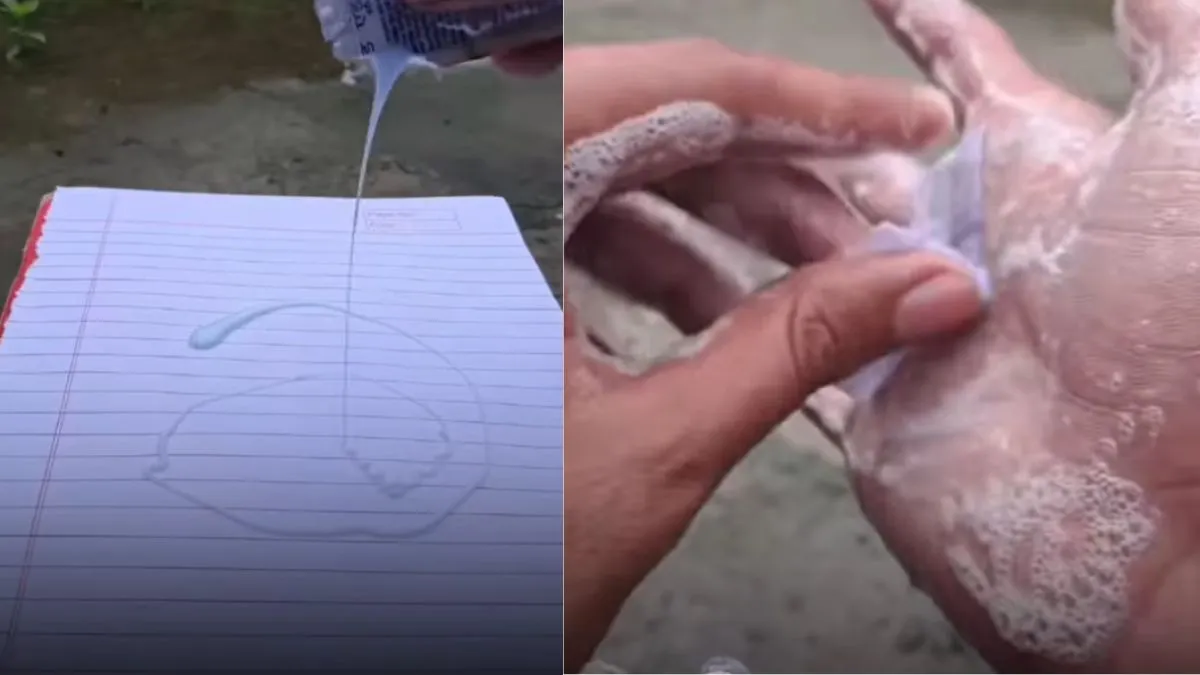 paper soap, paper soap desi jugaad, desi jugaad video, desi jugaad viral video, desi jugaad viral ha- India TV Hindi