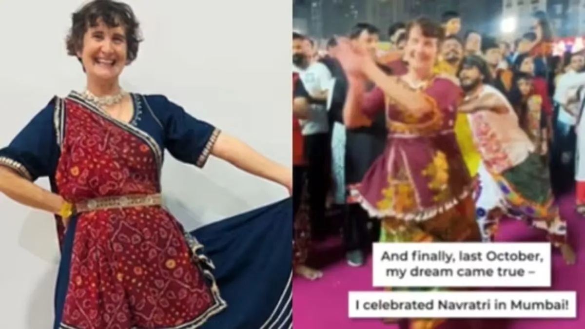 australian women garba dance,australian women garba- India TV Hindi
