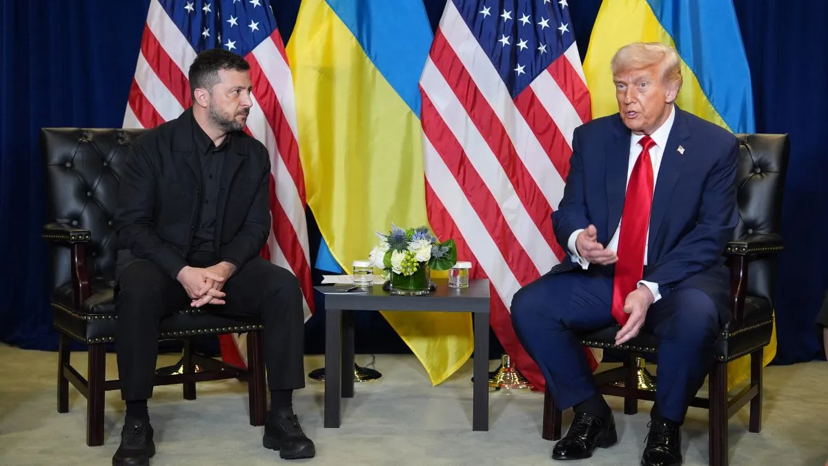 Trump Zelensky meeting, Trump Russia statement, NATO Russian jets- India TV Hindi