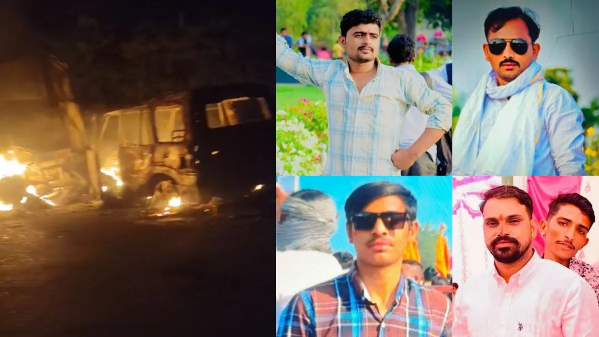 barmer road accident, trailer scorpio collision barmer , barmer accident video, barmer accident late- India TV Hindi