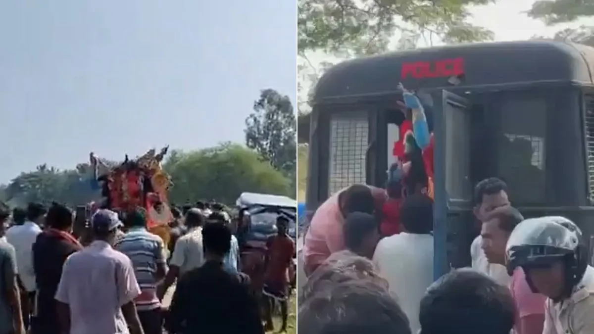 damaged maa kali idol- India TV Hindi