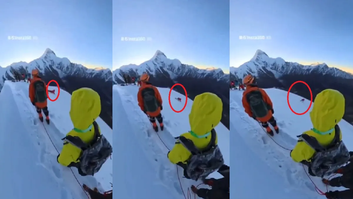 China Mountaineer Dies After Falling From Mountain - India TV Hindi