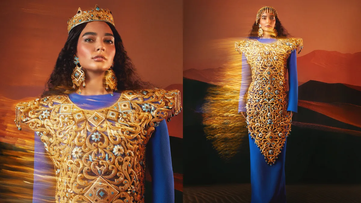 दुबई गोल्डन ड्रेस- India TV Hindi