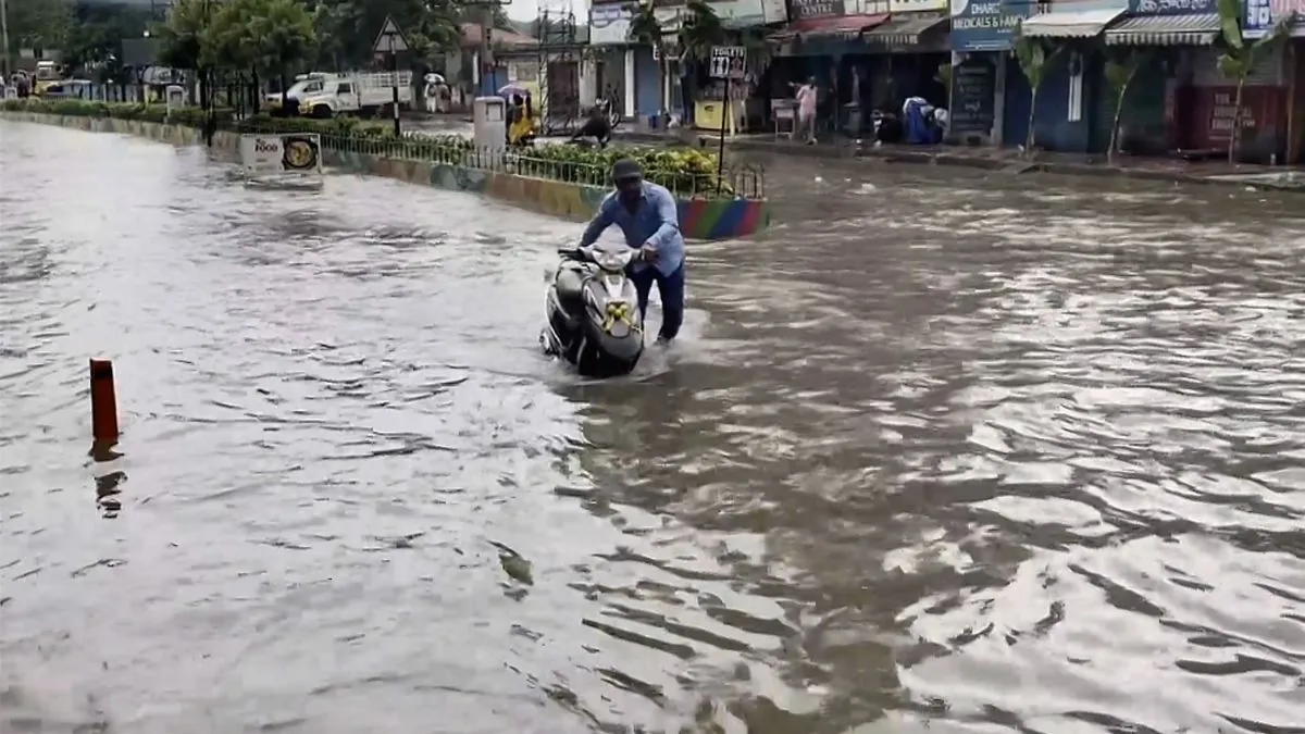 तमिलनाडु में बारिश के बाद जलजमाव- India TV Hindi