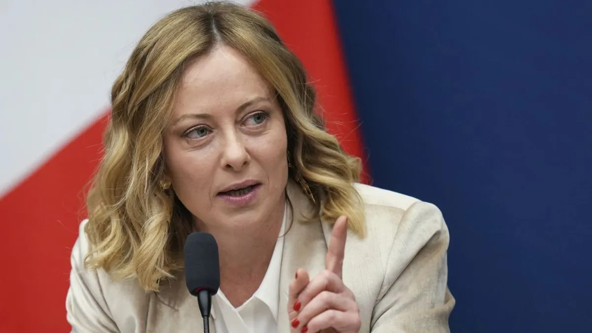 जॉर्जिया मेलोनी, इटली की प्रधानमंत्री। - India TV Hindi