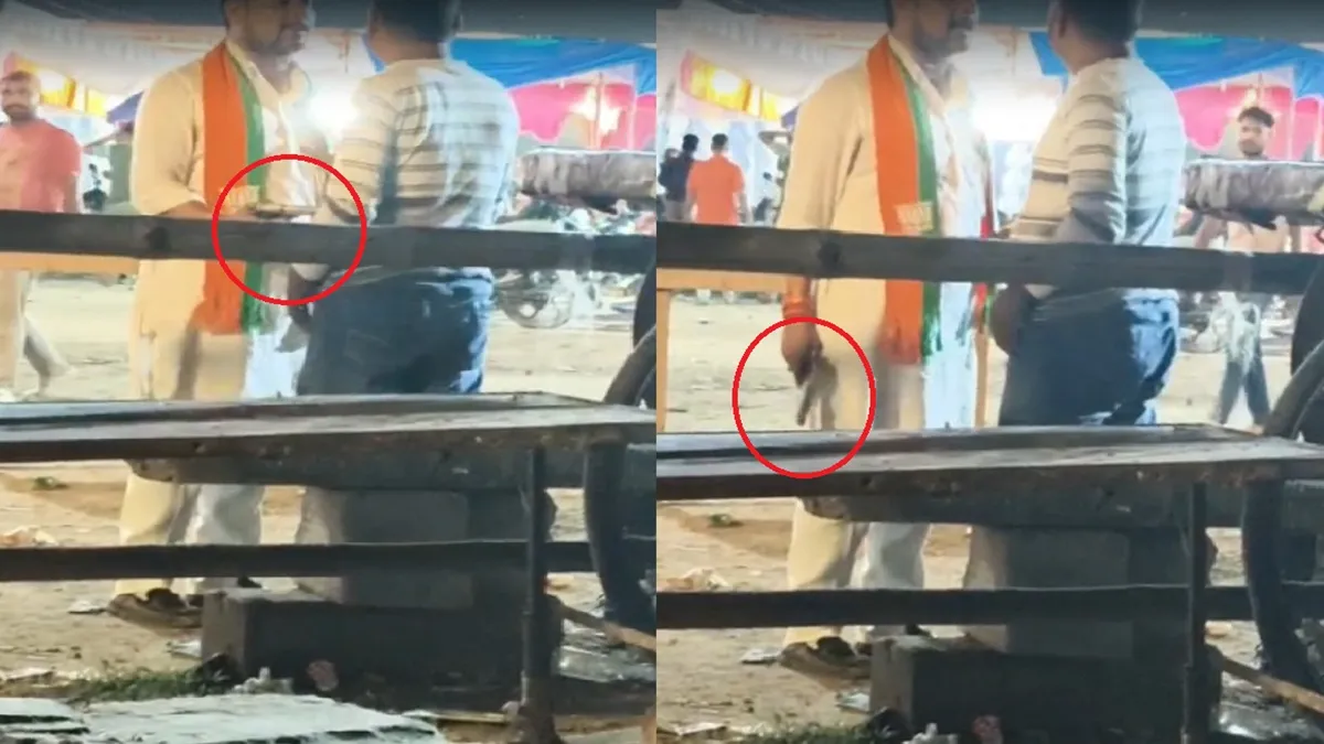 नशे की हालत में धमकी देता हुआ बीजेपी नेता अमितेश शुक्ला- India TV Hindi