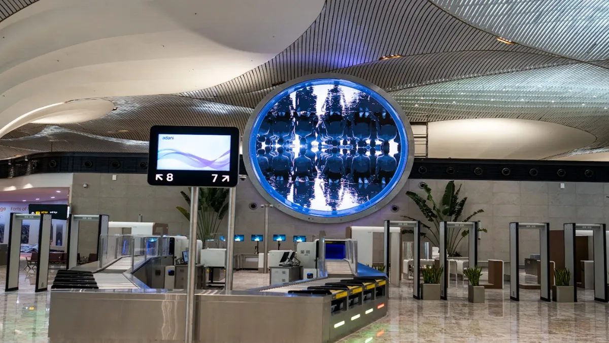 नवी मुंबई इंटरनेशनल एयरपोर्ट का एक दृश्य।- India TV Paisa