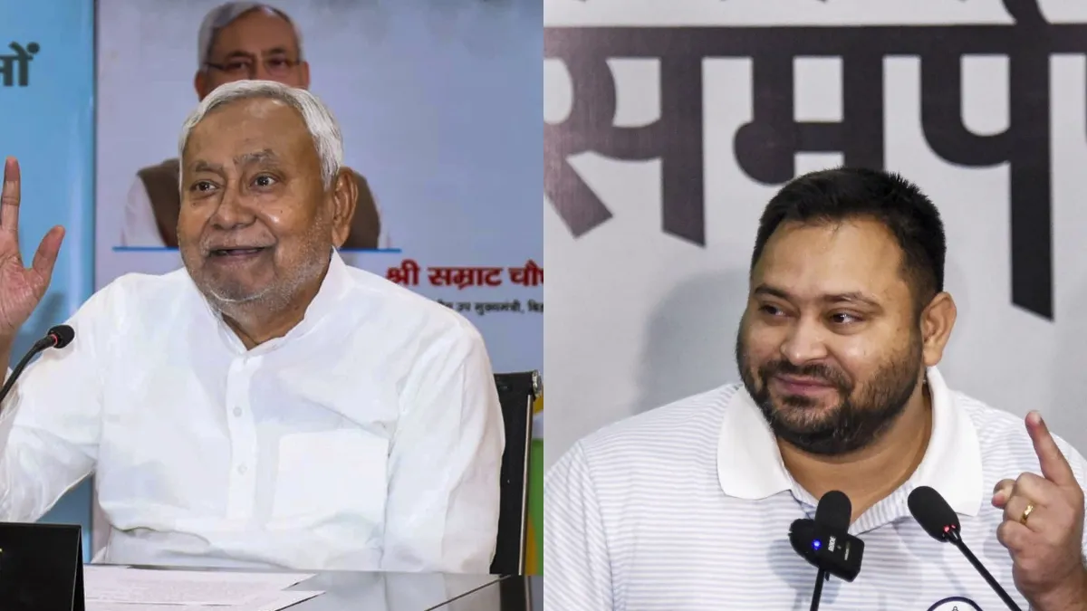नीतीश कुमार और तेजस्वी यादव- India TV Hindi