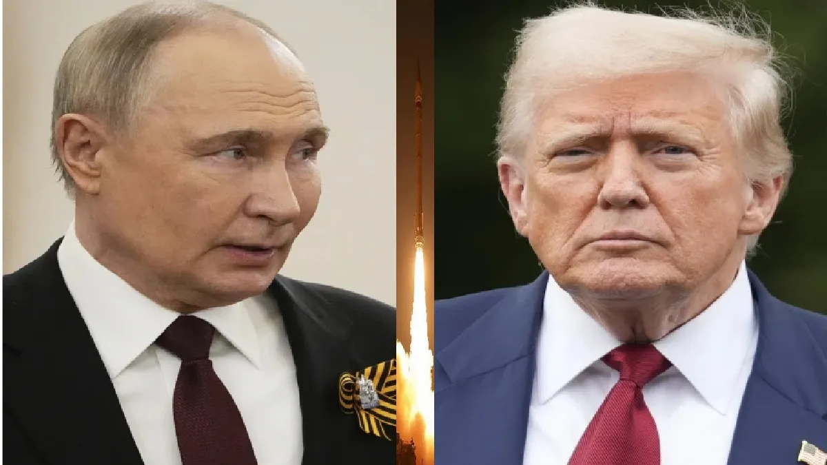 Donald Trump (R) Vladimir Putin (L)- India TV Hindi