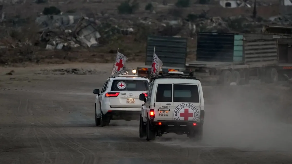 Red Cross In Gaza- India TV Hindi