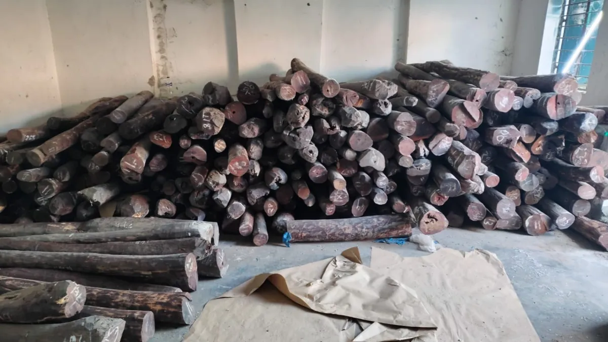 लाल चंदन बरामद- India TV Hindi