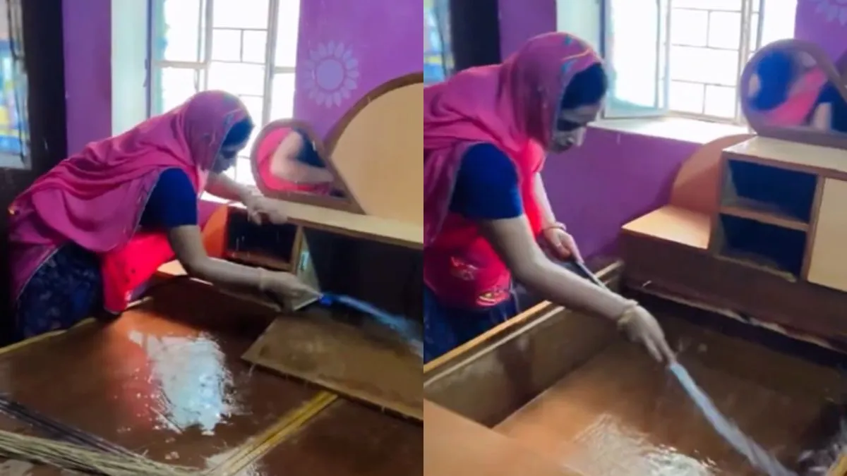 वायरल वीडियो का स्क्रीनशॉट- India TV Hindi