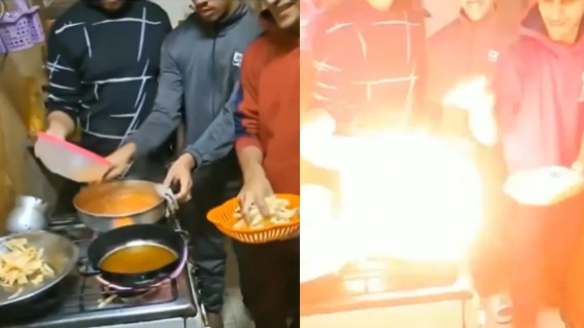 boys cooking video, boys funny cooking video, cooking video viral- India TV Hindi