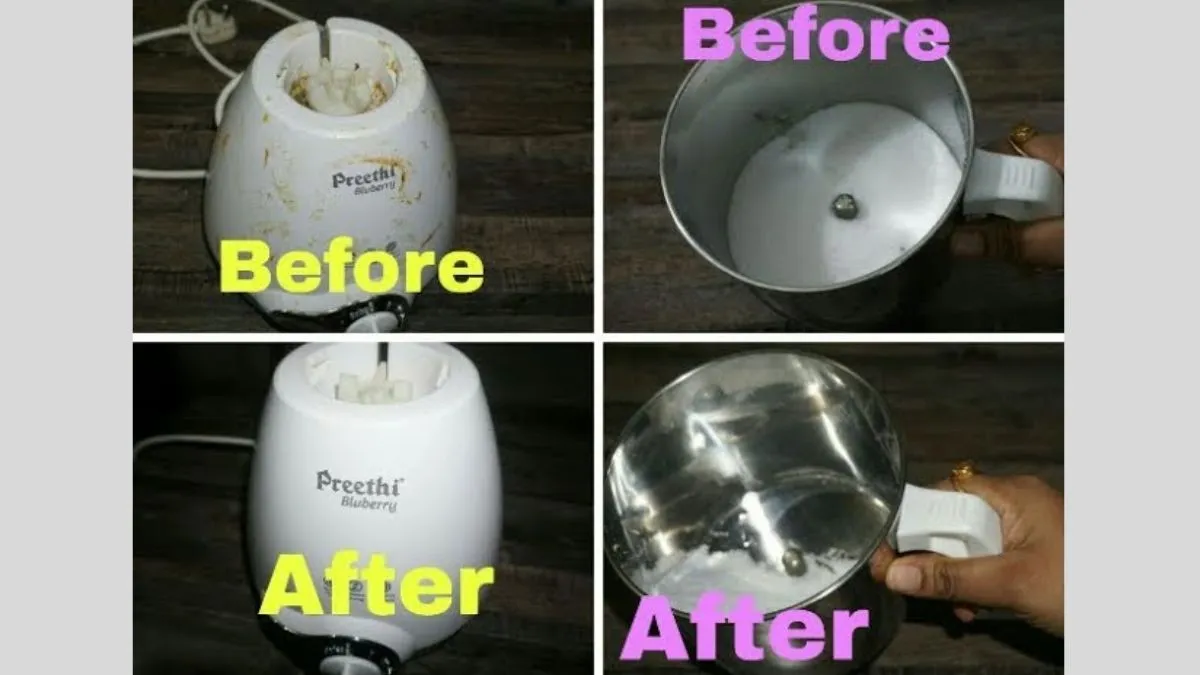 मिक्सर ग्राइंडर के जार को साफ करने के आसान टिप्स - India TV Hindi