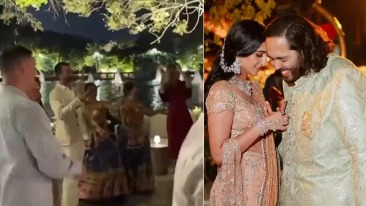 anant ambani and radhika merchant, anant ambani and radhika merchant video, anant ambani and radhika- India TV Hindi