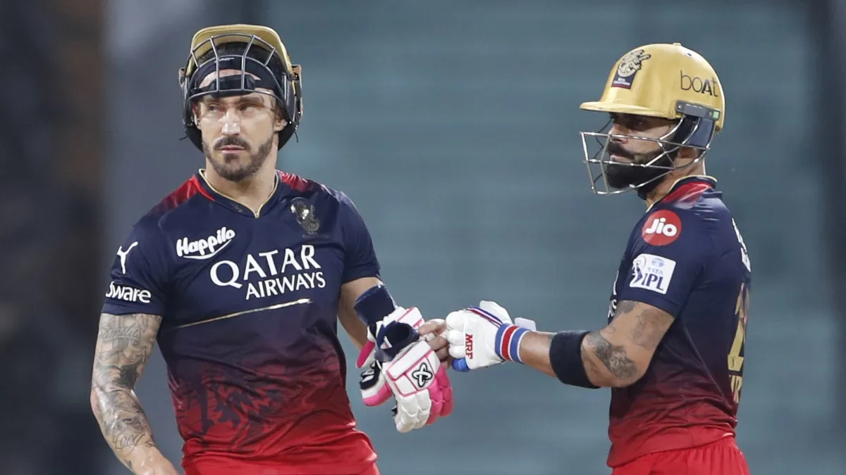 faf du plessis and virat kohli- India TV Hindi