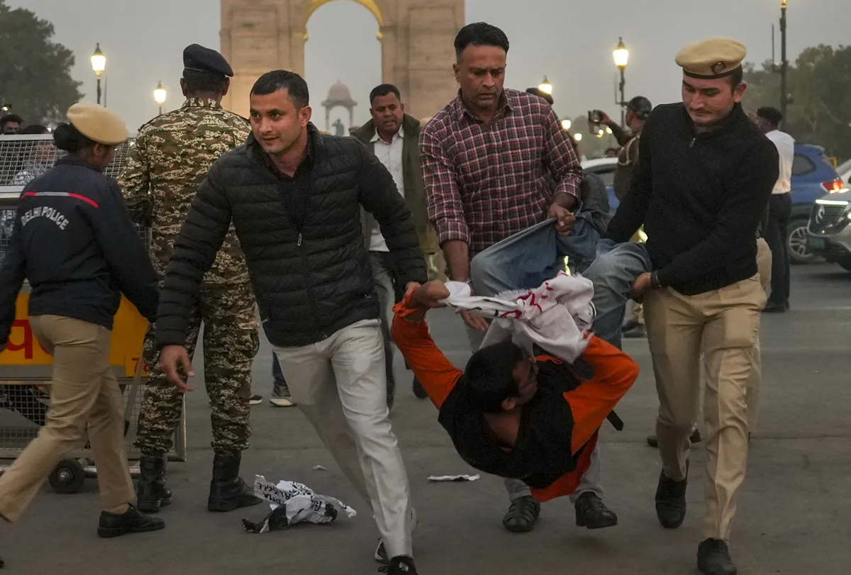 India gate protest- India TV Hindi