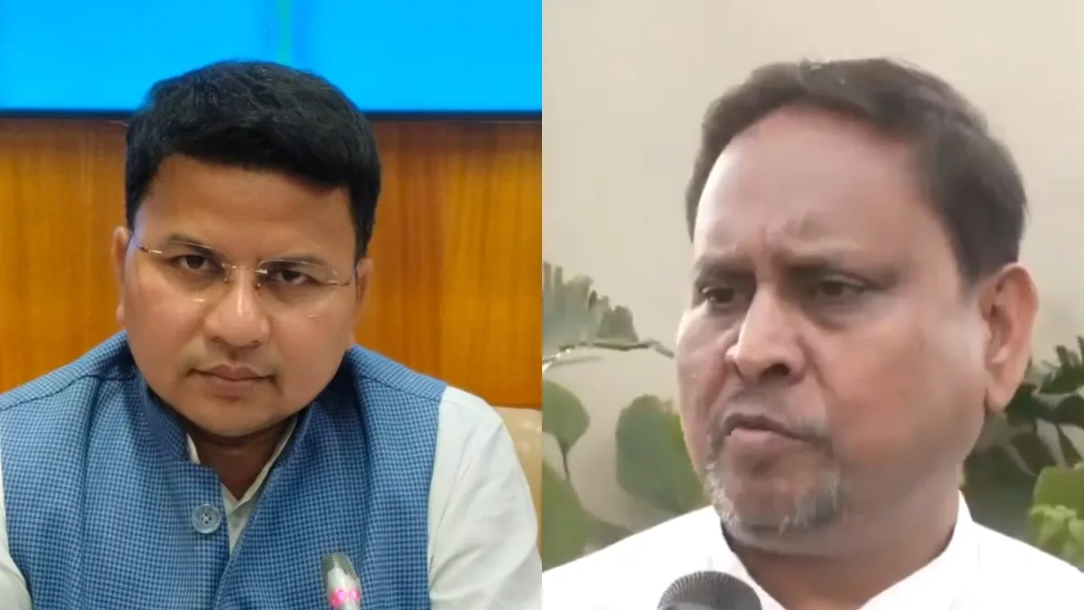 ज्योतिर्मय सिंह (बाएं),...- India TV Hindi