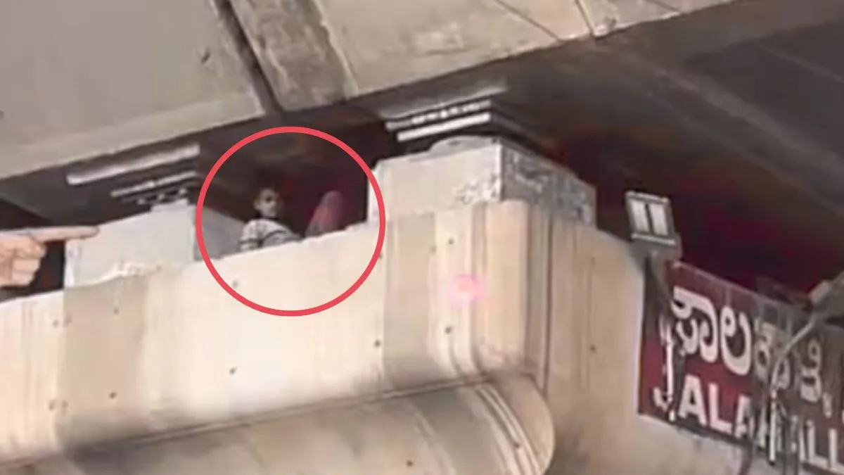 Bengaluru video viral, Bengaluru man sleeping flyover, viral news, viral video, viral news in hindi,- India TV Hindi