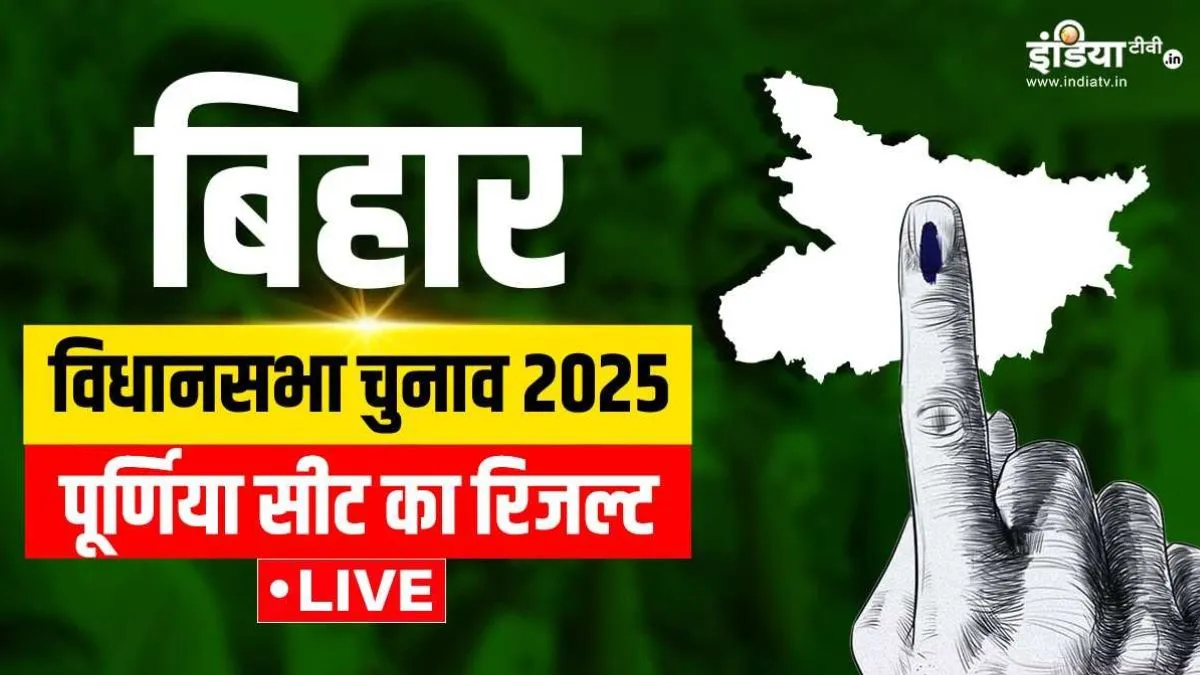 Purnia Election 2025 Result- India TV Hindi