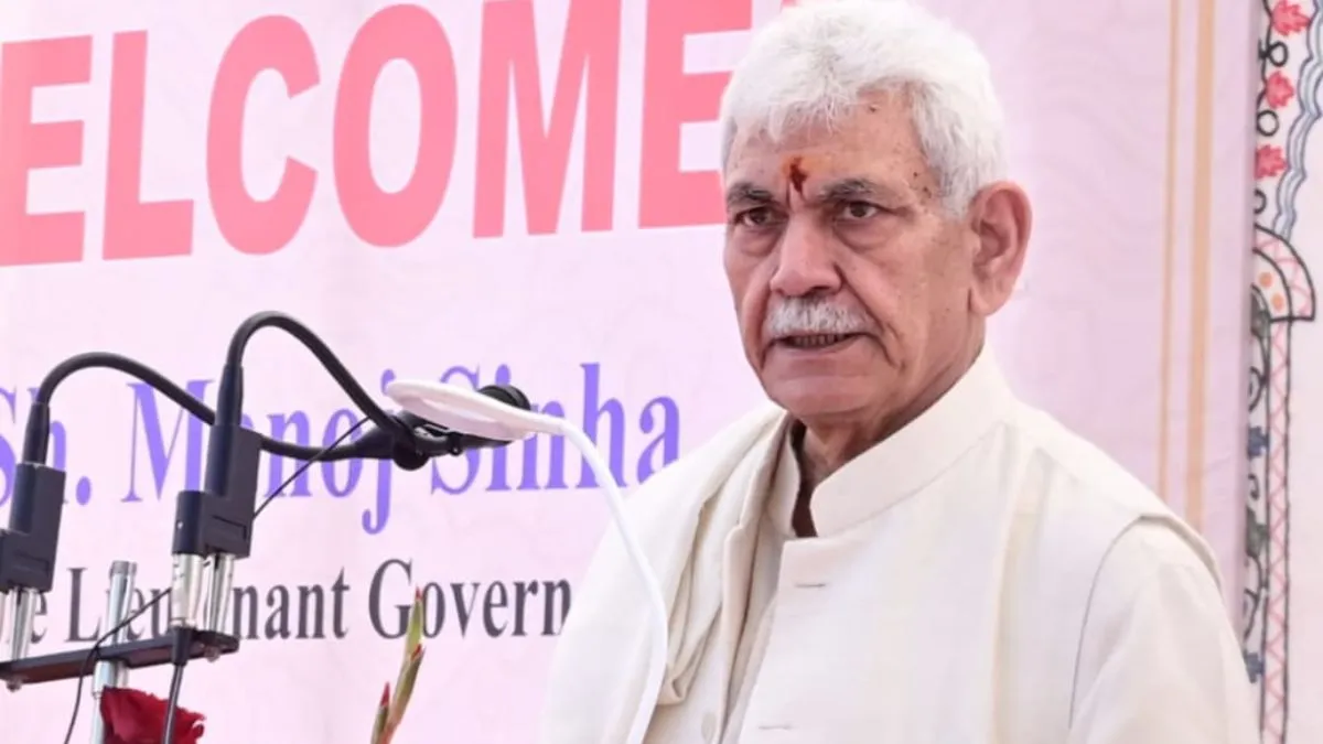 उपराज्यपाल मनोज सिन्हा।- India TV Hindi