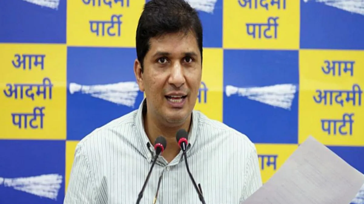 AAP दिल्ली अध्यक्ष सौरभ भारद्वाज- India TV Hindi